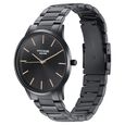 Sonata Poze Quartz Analog Black Dial Black Color Stainless Steel Strap Watch For Men - image number 3