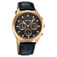 Sonata Summit Quartz Multifunction Blue Dial Blue Leather Strap Watch For Men - image number 1