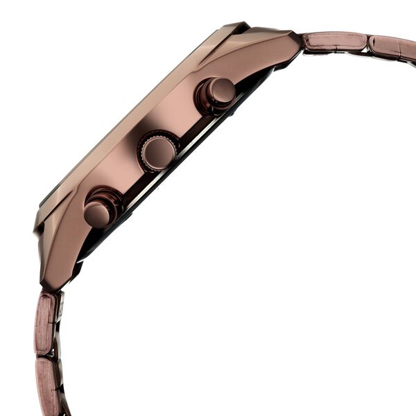 Sonata Summit Quartz Multifunction Brown Dial Brown Metal Strap Watch For Men - image number 5