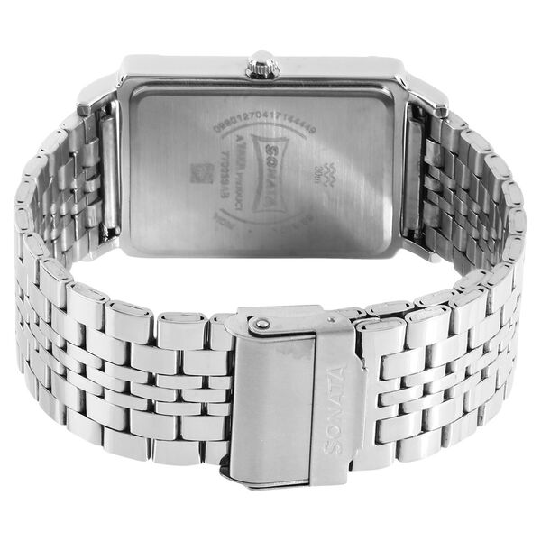 Sonata Quartz Analog White Dial Strap Watch for Couple - image number 3