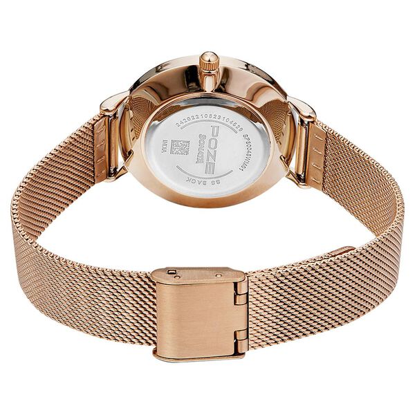 Poze by Sonata Quartz Analog Silver Dial Stainless Steel Strap Watch for Women - image number 4