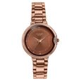 Poze By Sonata Quartz Analog Brown Dial Brown Metal Strap Watch For Women - image number 1
