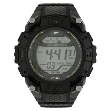 SF Digital Dial Plastic Strap Watch for Men