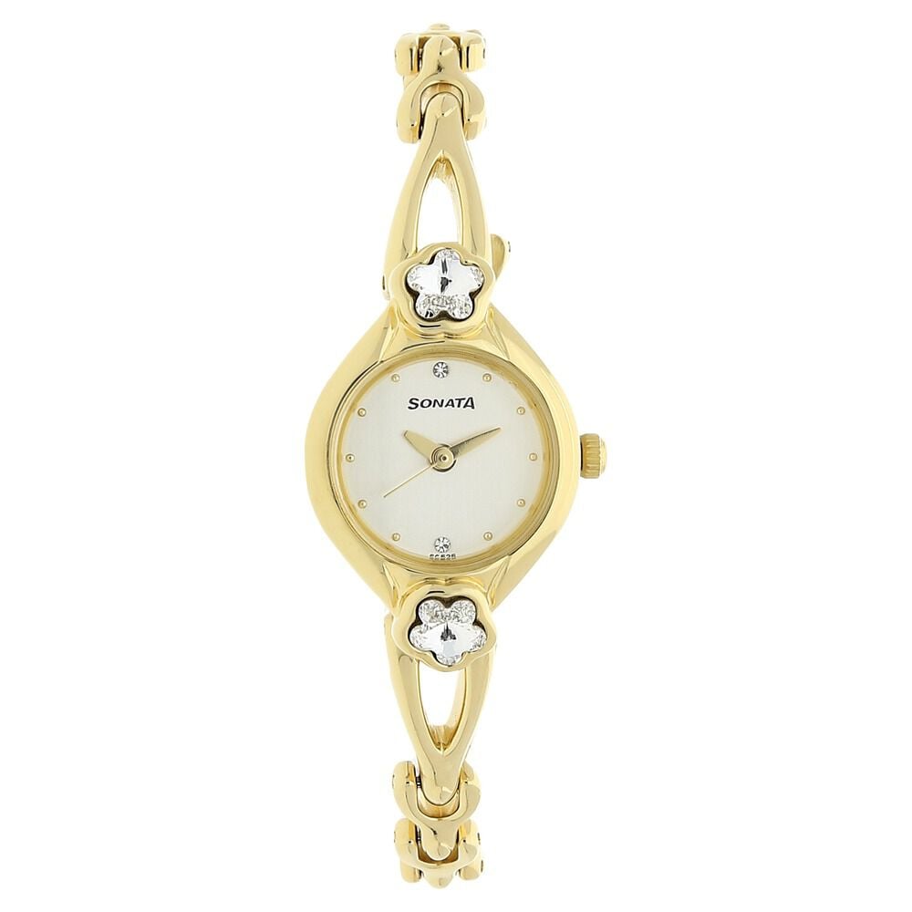 Sonata watch hotsell golden colour price