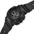 SF Unisex Classic Black Watch with Silver Accents - Timeless Elegance for Every Occasion - image number 1