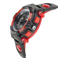 SF Quartz Analog Digital Black Dial PU Strap Watch for Men - image number 2