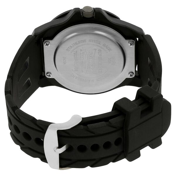 SF Quartz Analog Yellow Dial Plastic Strap Watch for Men - image number 3