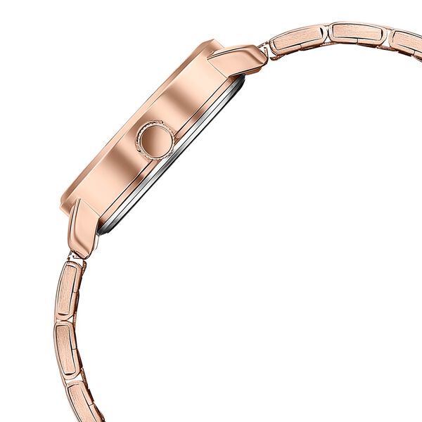 Sonata Poze Quartz Analog Mother of Pearl Dial Rose Gold Metal Strap Watch For Women - image number 5