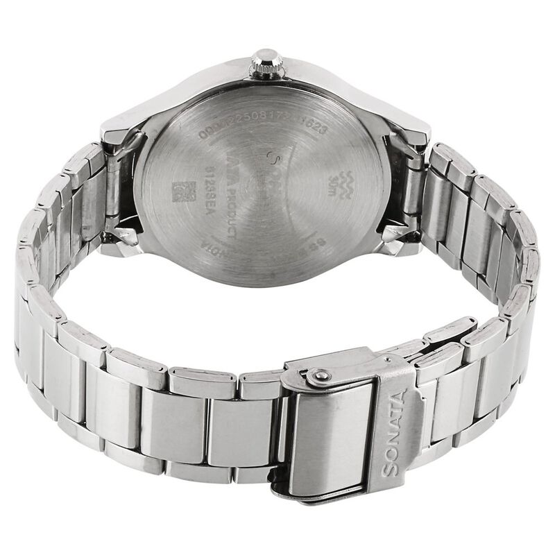 Sonata Stardust Black Dial Women Watch With Stainless Steel Strap - image number 3