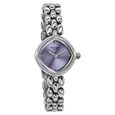 Poze Poze Quartz Analog Purple Dial Silver Metal Strap Watch For Women - image number 2