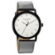 Sleek Grey Dial Analog with Day and Date Watch for Men