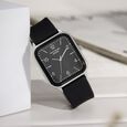 Sonata Poze Quartz Analog Blue Dial Silicone Strap Watch for Men