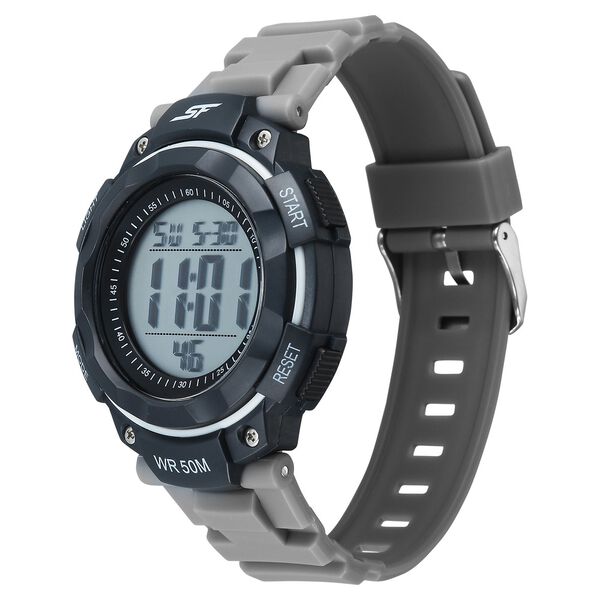 SF Digitals Digital Dial Grey Strap Watch For Men - image number 1