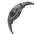 Sonata Onyx Black Dial Women Watch With Leather Strap - image number 2