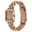 Poze By Sonata Quartz Analog Brown Mother of Pearl Dial Rose Gold Metal Strap Watch For Women - image number 4