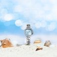 Sonata Poze Quartz Analog Brown Dial Metal Strap Watch For Women