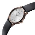 Sonata Aspire Quartz Analog Silver Dial Leather Strap Watch for Men - image number 1