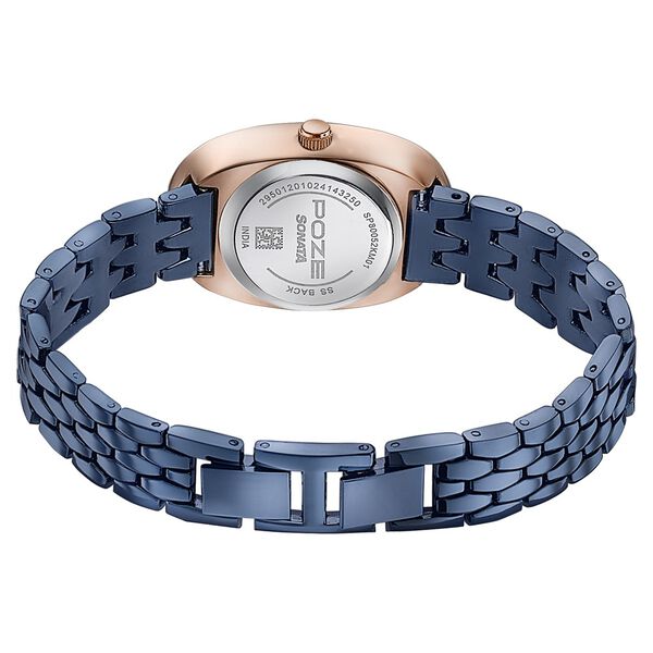 Sonata Poze Quartz Analog Blue Dial Metal Strap Watch For Women - image number 5