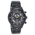 Sonata Quartz Multifunction Black Dial Stainless Steel Strap Watch For Men - image number 2