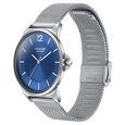 Sonata Poze Quartz Analog Blue Dial Silver Color Stainless Steel Strap Watch For Men - image number 3