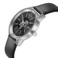 Sonata Quartz Multifunction Black Dial Leather Strap Watch for Men - image number 2