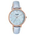 Sonata Poze Quartz Analog Blue Dial Blue Colour Leather Strap Watch For Women - image number 1
