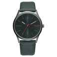 Poze by Sonata Quartz Analog Blue Dial PU Leather Strap Watch for Men