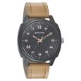 Sonata Quartz Analog Black Dial Leather Strap Watch for Men - image number 0