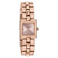 Poze By Sonata Quartz Analog Pink Dial Rose Gold Metal Strap Watch For Women - image number 2