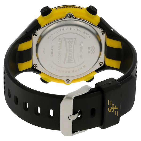 SF Digital Dial Plastic Strap Watch for Men - image number 3