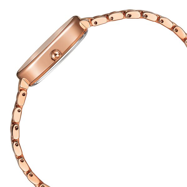 Poze by Sonata Quartz Analog Pink Dial Metal Strap Watch for Women - image number 3