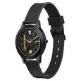Sonata CSK Black Dial Women Watch With TPU Strap - image number 1