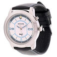 Sonata Quartz Analog Silver Dial Leather Strap Watch for Men - image number 1