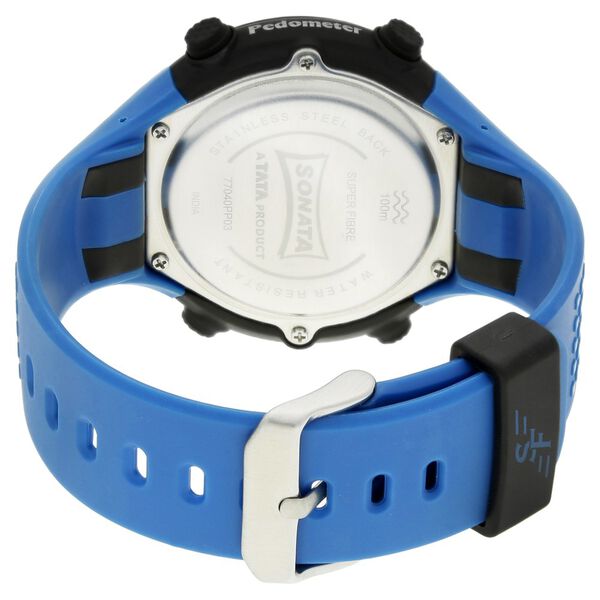 SF Digital Dial Plastic Strap Watch for Men - image number 3