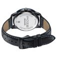 Poze By Sonata Quartz Analog Black Dial Two Toned Leather Strap Watch For Men - image number 6