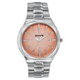 Sonata Festive Quartz Analog Peach Dial Silver Metal Strap Watch For Men - image number 0