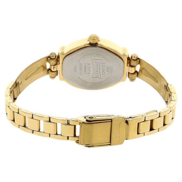 Sonata Quartz Analog White Dial Stainless Steel Strap Watch for Women - image number 3