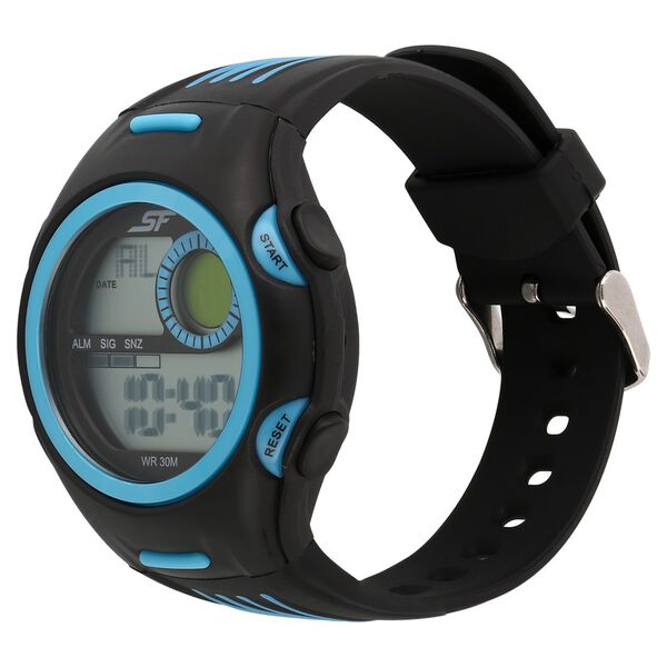SF Super Fibre Digital Dial Plastic Strap Watch for Men - image number 1