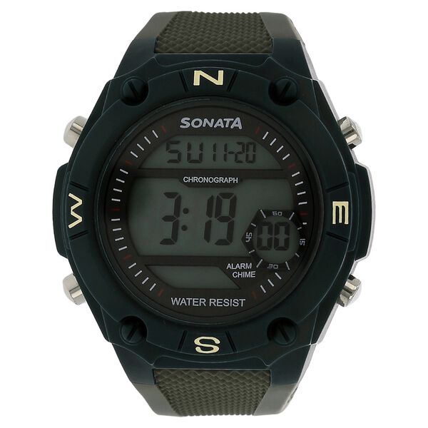 SF Digital Dial Grey Plastic Strap Watch for Men - image number 0