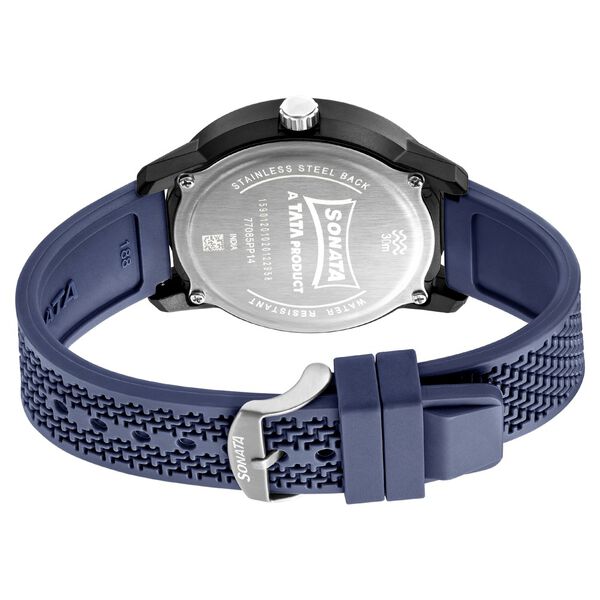 Sonata Quartz Analog PU Strap Watch for Men - image number 3