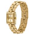 Poze By Sonata Quartz Analog Golden Dial Golden Metal Strap Watch For Women - image number 4
