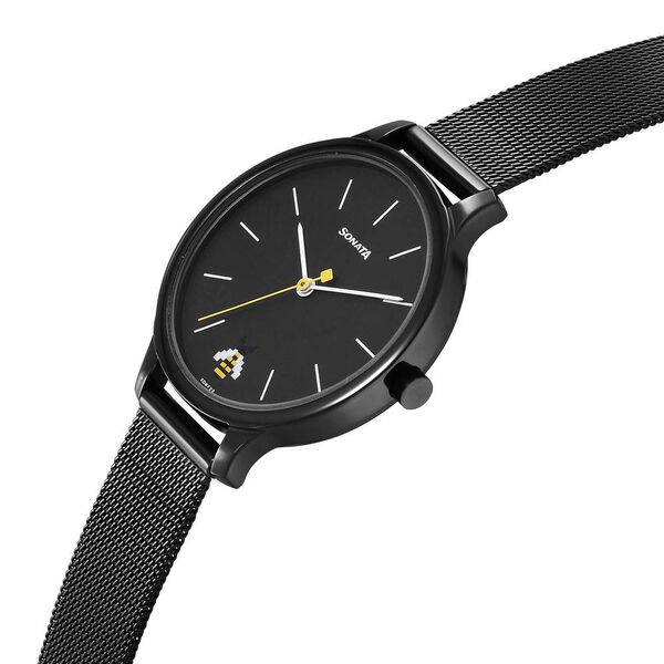 Sonata Play Black Dial Watch for Women - image number 2