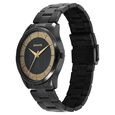 Sonata Traditional Essentials Quartz Analog Multicoloured Dial Black Metal Strap Watch For Men - image number 2