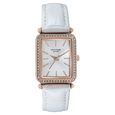 Sonata Poze Quartz Analog White Dial Leather Strap Watch For Women - image number 1