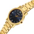 Sonata Classic Quartz Analog Blue Dial Golden Stainless Steel Strap Watch for Men - image number 2