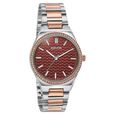 Sonata Jashn Quartz Analog Maroon Dial Two Toned Metal Strap Watch For Women - image number 1