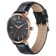 Sonata Jashn Quartz Analog Black Dial Black Leather Strap Watch For Men - image number 2
