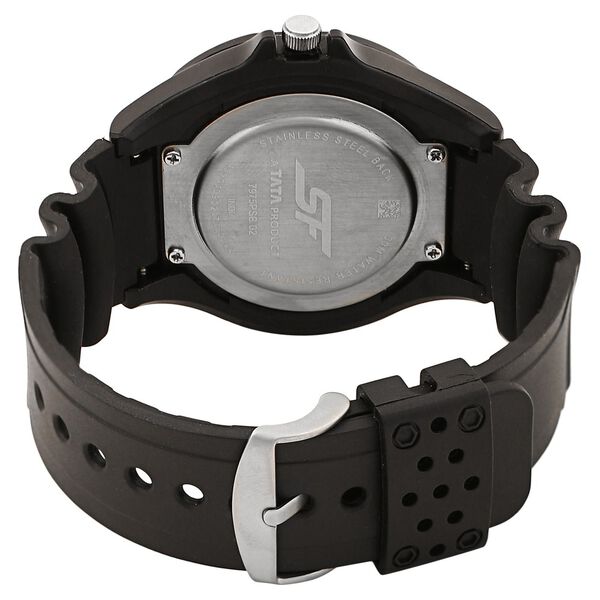 SF Quartz Analog Black Dial Plastic Strap Watch for Men - image number 3