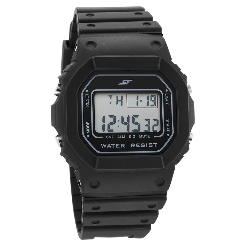 SF Hexa Digital Dial Unisex Watch With Polyurethane Strap - image number 0