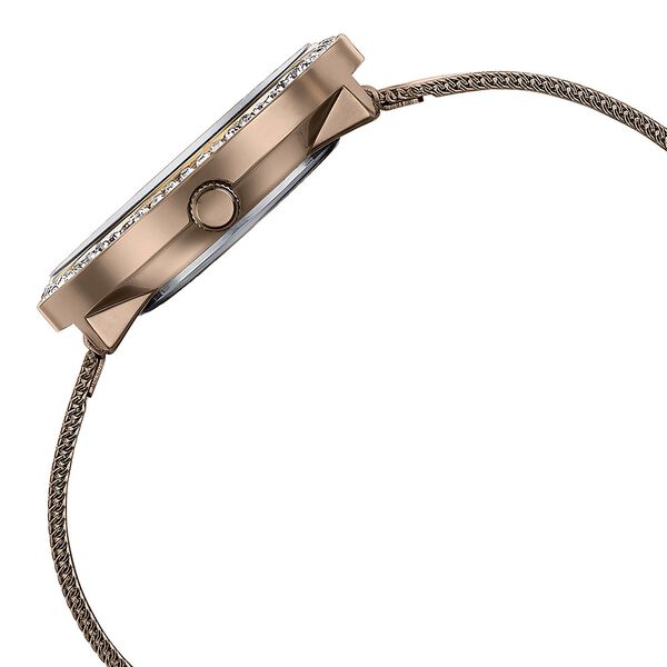 Sonata Poze Quartz Analog Brown Dial Mesh Strap Watch for Women - image number 4